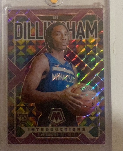 2024-25 Panini Mosaic #12 Rob Dillingham Introductions — front