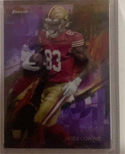 2024 Topps Finest #83 Jacob Cowing — front