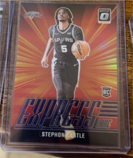 2024-25 Panini Donruss Optic #1 Stephon Castle Express Lane — front
