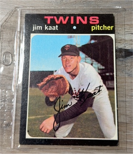 1971 Topps #245 Jim Kaat — front
