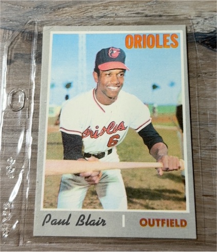 1970 Topps #285 Paul Blair — front