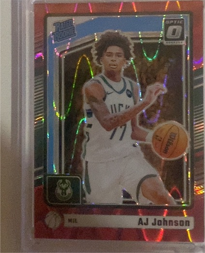 2024-25 Panini Donruss Optic #277 AJ Johnson — front