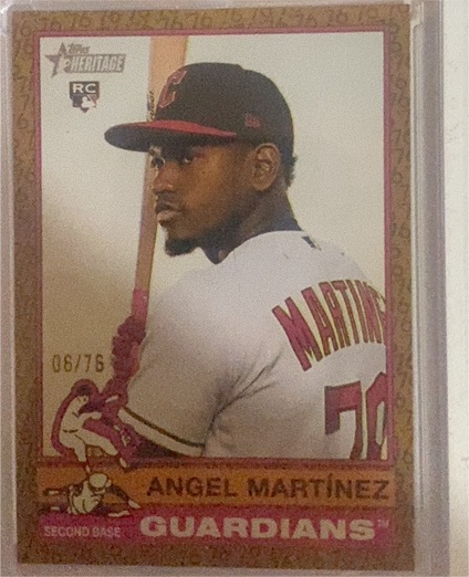 2025 Topps Heritage #338 Angel Martinez — front