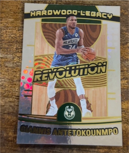 2024-25 Panini Revolution Hardwood Legacy #6 Giannis Antetokounmpo — front