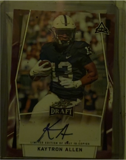 2022 Leaf Draft #BA-KA1 Kaytron Allen — front