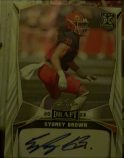 2023 Leaf Draft Sydney Brown — front