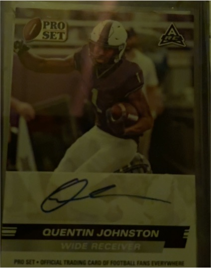 1994 Pro Set Quentin Johnston — front