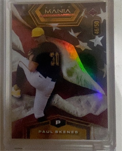 2024 Wild Card Auto Mania #46 Paul Skenes — front