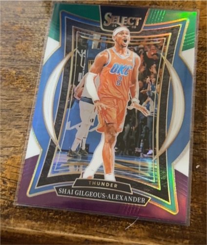 2024-25 Panini Select #36 Shai Gilgeous-Alexander — front