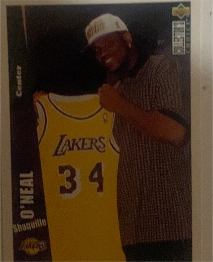 1996-97 Collector's Choice #270 Shaquille O'Neal Los Angeles Lakers — front