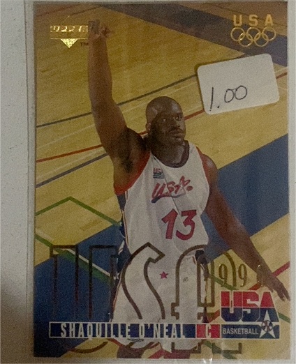 1995-96 Upper Deck #321 Shaquille O'Neal USA Basketball — front