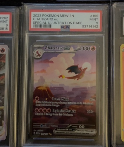 2023 Pokemon Mew EN #199 Charizard ex Special Illustration Rare — front