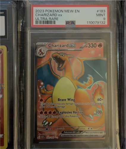 2023 Pokemon Mew EN #183 Charizard ex — front