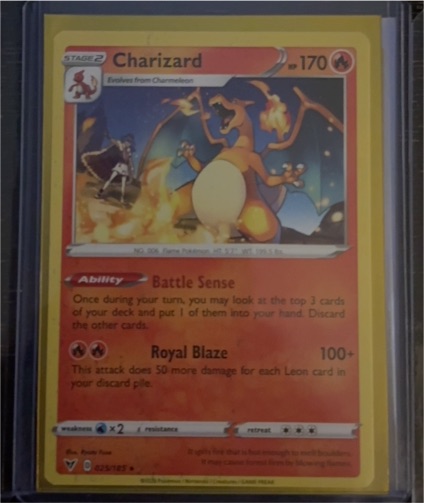 2025 McDonald's Pokémon Dragon Discovery #001 Charizard — front