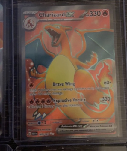 2023 Pokémon Scarlet & Violet 151 #183/165 Charizard ex — front
