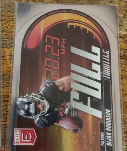 2025 Donruss Elite Full Throttle #22 Bijan Robinson — front