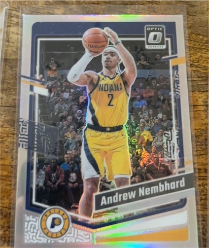2023-24 Panini Donruss Optic #3 Andrew Nembhard — front
