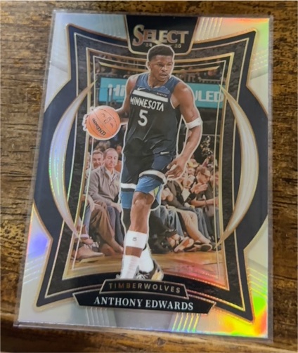 2024-25 Panini Select Concourse #23 Anthony Edwards — front