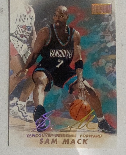 1998-99 SkyBox Premium #123 Sam Mack — front