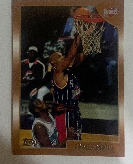 1998-99 Topps #94 Charles Barkley Houston Rockets — front