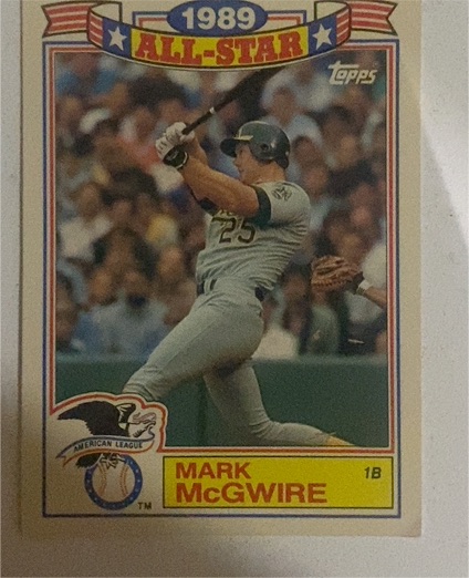 1989 Topps All-Star #13 Mark McGwire — front