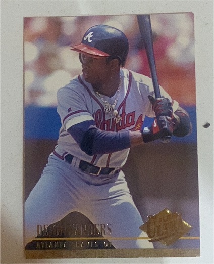 1994 Fleer Ultra #156 Deion Sanders — front