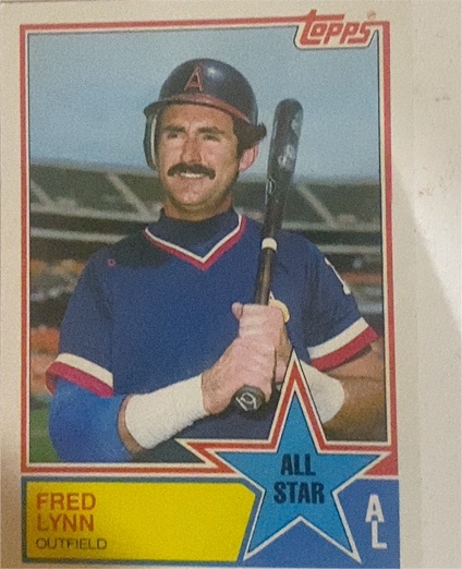 1983 Topps #392 Fred Lynn — front