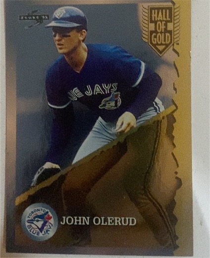 1995 Score #HG29 John Olerud — front