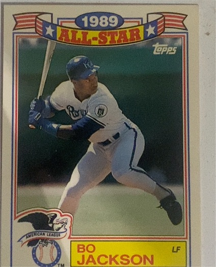 1990 Topps Glossy All-Stars #17 Bo Jackson — front
