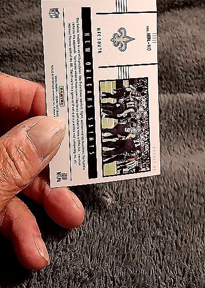 2022 Panini Huddle Up #110 New Orleans Saints Team — back