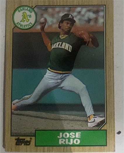 1987 Topps #34 Jose Rijo — front