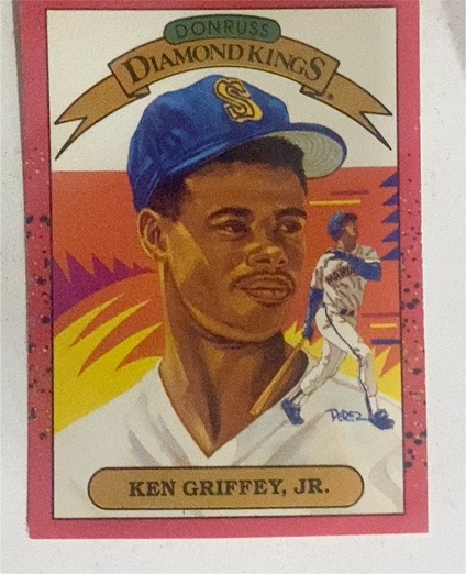 1990 Donruss Diamond Kings #4 Ken Griffey Jr. — front