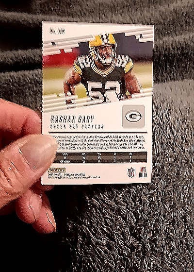 2021 Panini Prestige #106 Rashan Gary — back