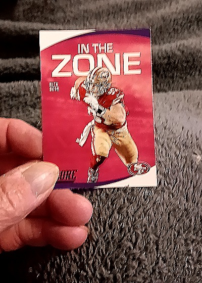 2020 Panini Score In The Zone #IZ-NB Nick Bosa — front