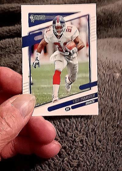 2001 Donruss #6A Tiki Barber — front
