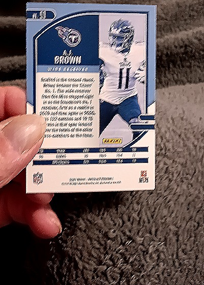 2021 Panini Absolute #99 A.J. Brown — back