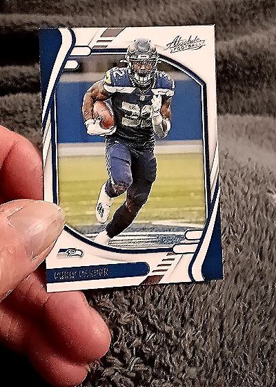 2021 Panini Absolute Football #87 Chris Carson — front