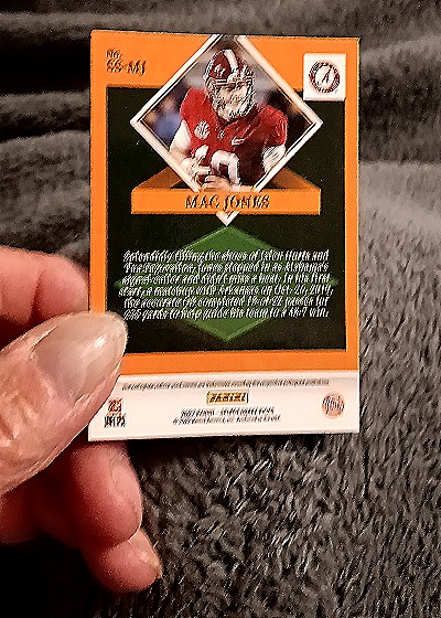 2022 Panini Select Draft Picks Stars #SS-MJ Mac Jones — back