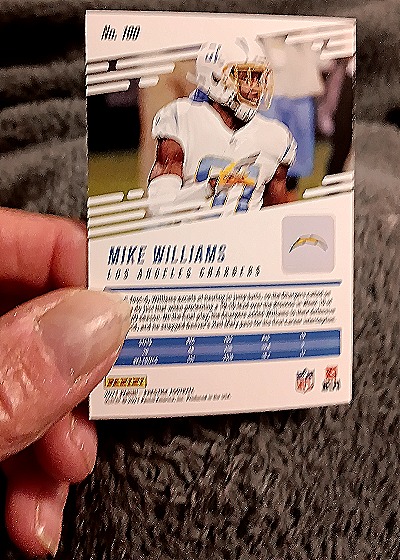 2021 Panini Prestige #188 Mike Williams — back