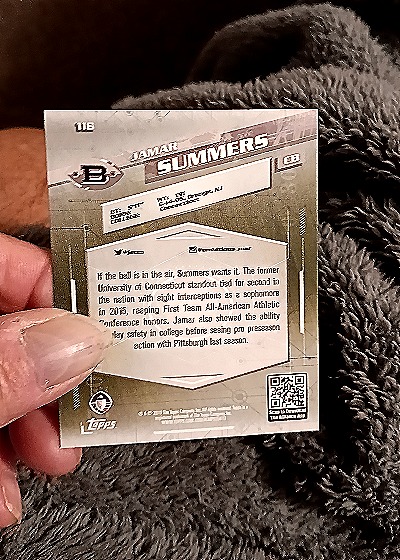 2023 Topps #116 Jamar Summers — back