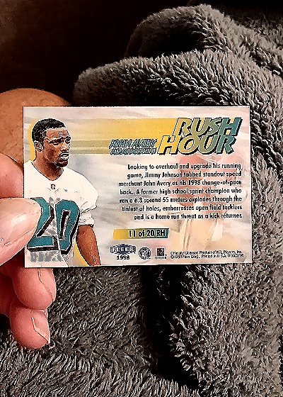 1998 Ultra Rush Hour #17RH John Avery — back