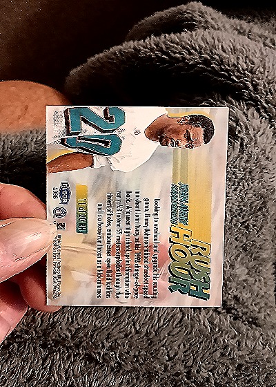 1998 Fleer Ultra Rush Hour #10RH Fred Taylor — back