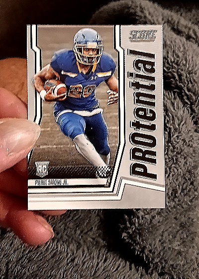 2022 Panini Score Protential #P-PS Pierre Strong Jr. — front