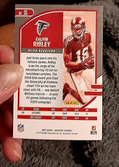 2021 Panini Absolute #35 Calvin Ridley — back