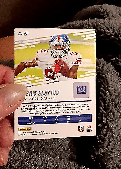 2021 Panini Prestige Football #57 Darius Slayton — back