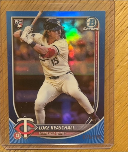2025 Bowman Chrome #61 Luke Keaschall — front