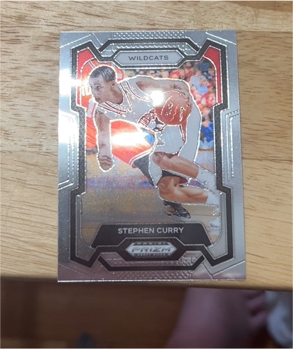 2024 Panini Prizm Draft Picks #77 Stephen Curry Wildcats — front