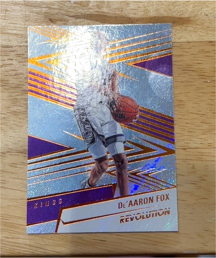 2024-25 Panini Revolution De'Aaron Fox — front