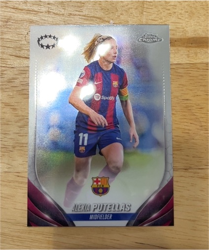 2023-24 Topps Chrome UEFA Women's #100 Alexia Putellas — front