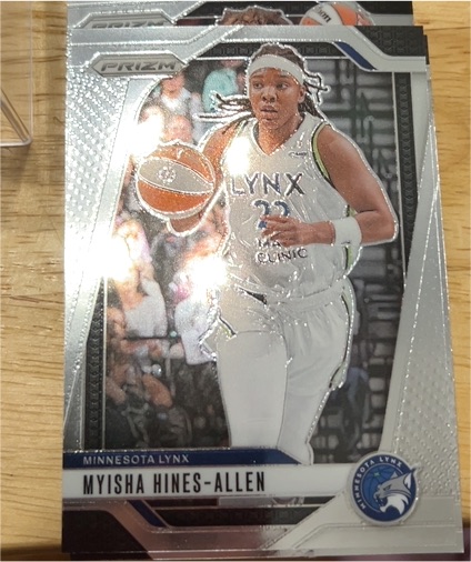 2024 Panini Prizm WNBA #20 Myisha Hines-Allen — front